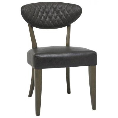 Bohemia Fumed Oak Old West Vintage Dining Chair